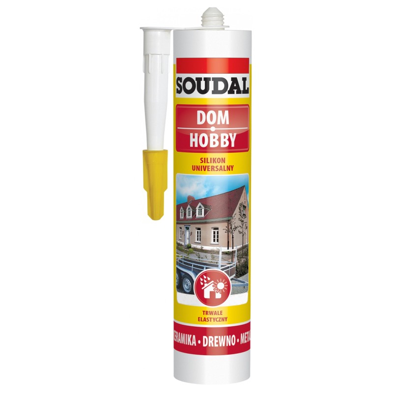 Silikon soudal 280ml czarny