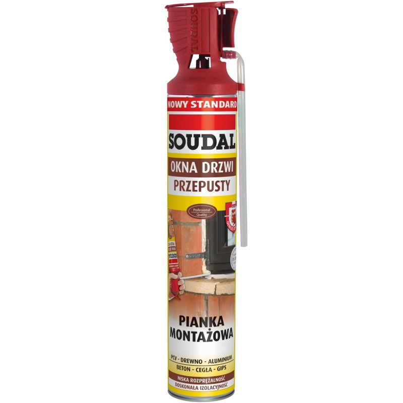 Pianka montażowa wężykowa soudal genius gun 770ml