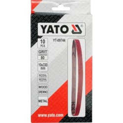 Taśma ścierna bezkońcowa 10szt p80 10x330mm