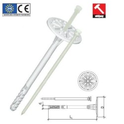 Kołek do izolacji trzpień z tworzywa 10x200mm