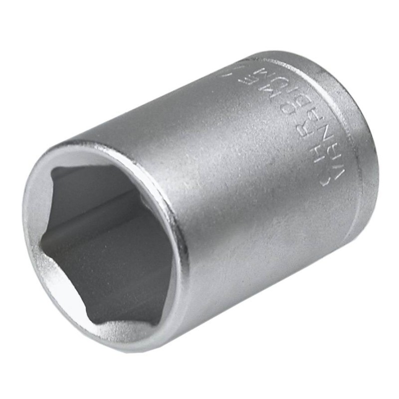 Nasadka krótka 6-kątna chromowana 1/2'' 12mm