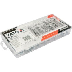 150 szt nakrętki motylkowe metryczne mix