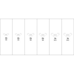 150 szt nakrętki motylkowe metryczne mix