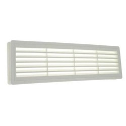 Kratka drzwiowa nawiewna biała