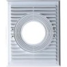 Kratka do pochłaniacza uniwersalna 215x265mm biała z siatką