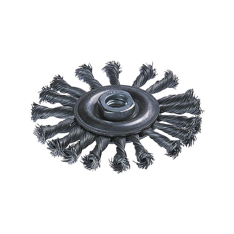 Szczotka tarczowa 115mm/m14 wolfcraft drut splatany