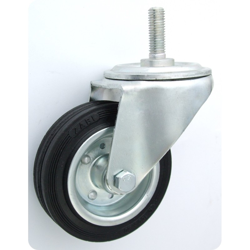 Koło metal-guma 100mm obudowa z trzpieniem 14