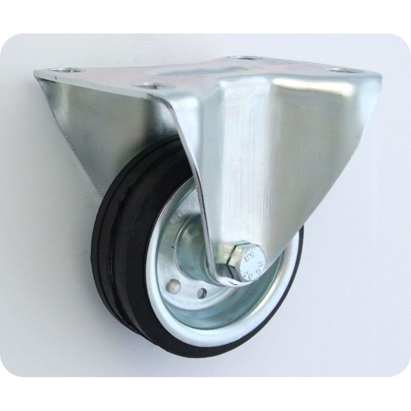 Koło metal-guma 80mm obudowa stała 4