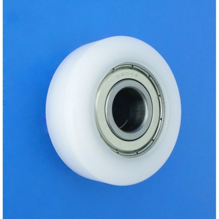Rolka z tworzywa 68.5mm łożyskowana r-68,5