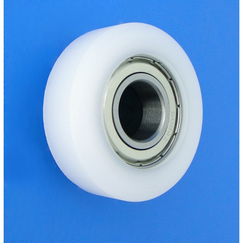 Rolka z tworzywa 60.5mm łożyskowana r-60,5