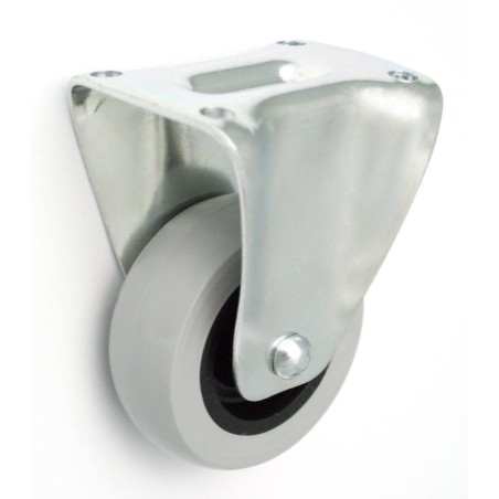 Koło meblowe tworzywo+guma 50mm obudowa stała m53t