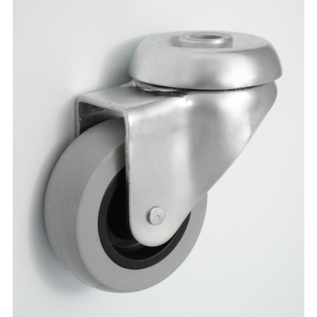 Koło meblowe tworzywo+guma 50mm obudowa z otworem m57t