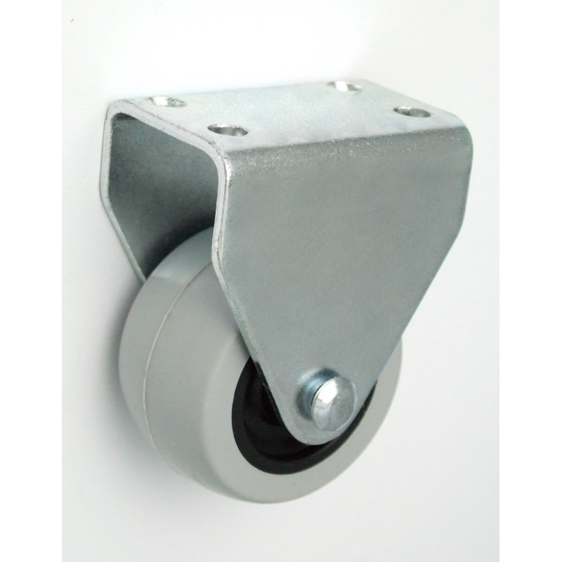 Koło meblowe tworzywo+guma 40mm obudowa stała m43t