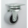 Koło meblowe tworzywo+guma 40mm obudowa skrętna m42t