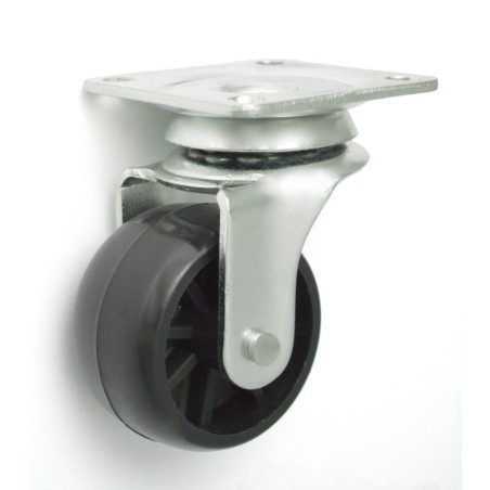 Koło meblowe z tworzywa 40mm obudowa skrętna m42b