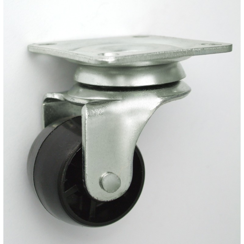 Koło meblowe z tworzywa 30mm obudowa skrętna m32b