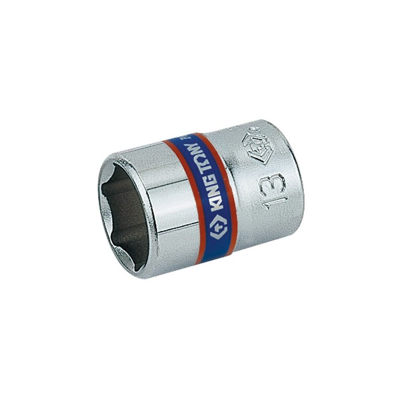 Nasadka krótka 6-kątna chromowana 1/4'' 5,5mm