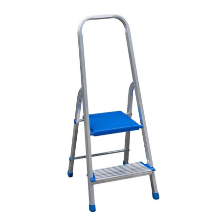 Drabina aluminiowa wolnostojąca 106cm 1 stopień + podest
