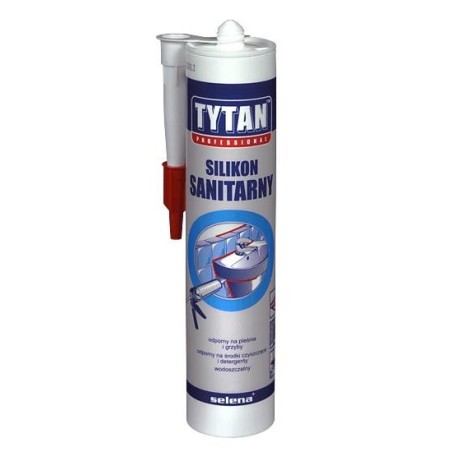 Silikon sanitarny tytan 280ml bezbarwny